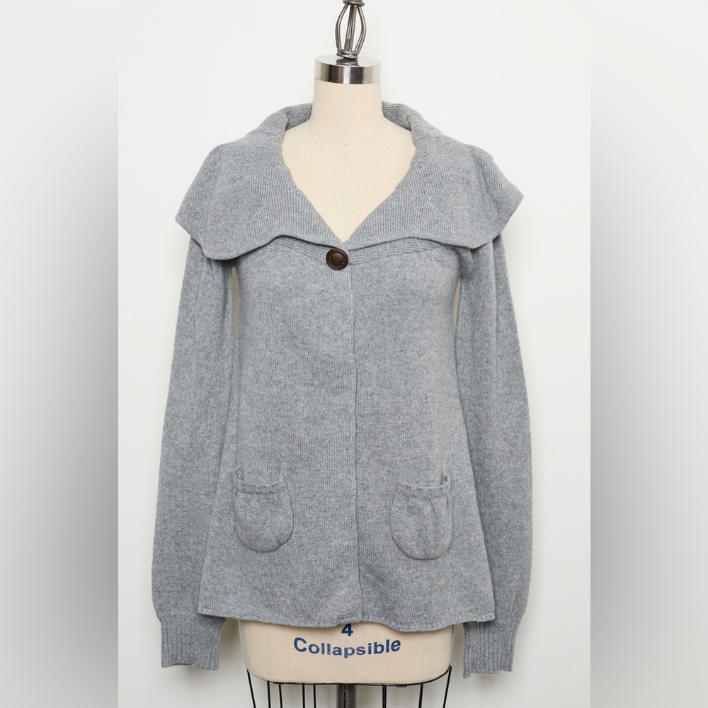 Large Shawl Collar 100% Wool Cashmere Sweater Coat[NEW]